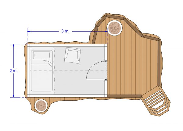 plan cabane détente